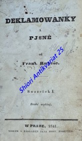 Deklamowánky a pjsně od Frant. Rubeše - Swazeček 1-6