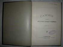 Časopis vlasteneckého muzejního spolku olomouckého (1904)