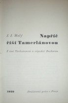 NAPŘÍČ ŘÍŠÍ TAMERLÁNOVOU