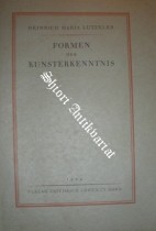 FORMEN DER KUNSTERKENNTNIS