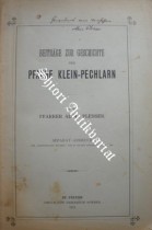 BEITRÄGE ZUR GESCHICHTE DER PFARRE KLEIN-PECHLARN