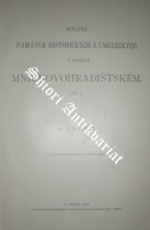 Soupis památek historických a uměleckých v politickém okresu Mnichovohradišťském - Díl I.