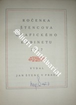 Ročenka Štencova grafického kabinetu 1917