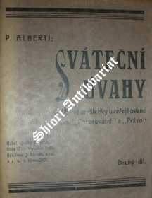 SVÁTEČNÍ ÚVAHY - Díl druhý