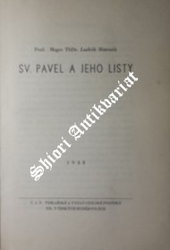 SV. PAVEL A JEHO LISTY