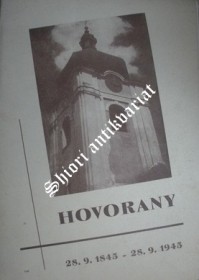 HOVORANY 28.9. 1845 - 28.9. 1945