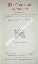 BREVIARUM ROMANUM - Pars HIEMALIS