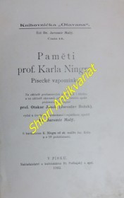 PAMĚTI PROF. KARLA NINGRA - Písecké vzpomínky