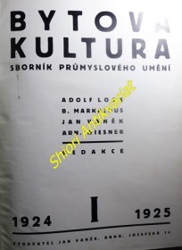 Bytová kultura. Sborník průmyslového umění