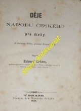 DĚJE NÁRODU ČESKÉHO pro dívky