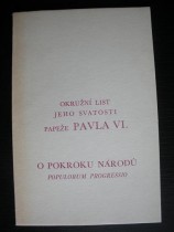 Okružní list O POKROKU NÁRODU.Populorum Progressio (2)