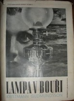 Lampa v bouři